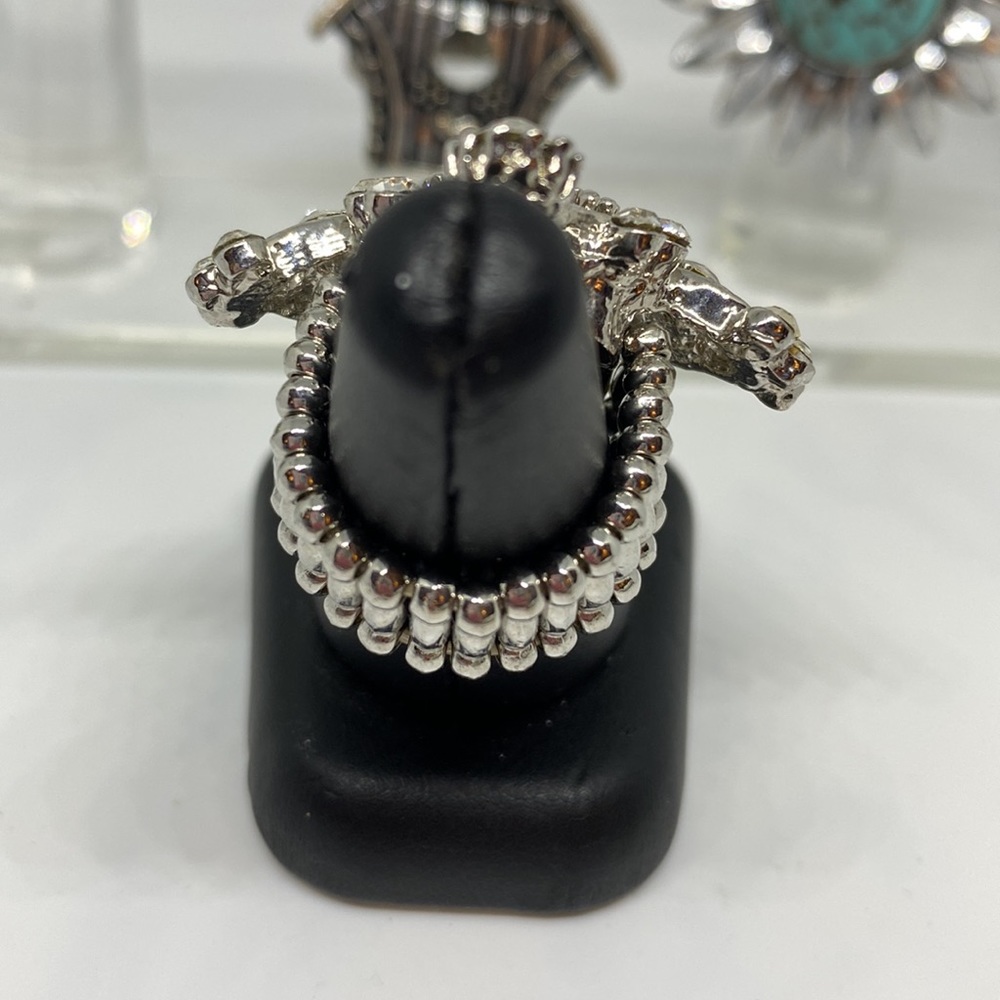 Four Fashion Jewelry Lucky Brand rings gently used - Picture 9 of 12